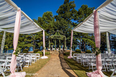 White and pink Indian wedding ceremony draping decoration. White and pink Indian wedding ceremony draping decoration.