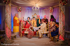 Indian bride and groom during the ceremonial rituals. Indian bride and groom during the ceremonial rituals.