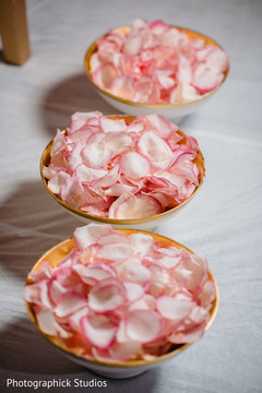 Rose petals for the Indian wedding ceremony. Rose petals for the Indian wedding ceremony.