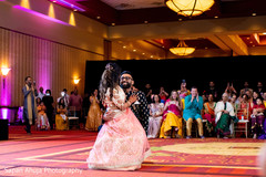 Indian couple in the Sangeet. Indian couple in the Sangeet.