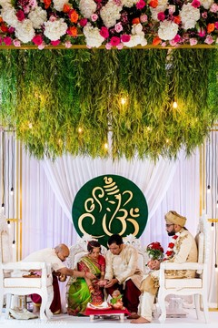 Indian groom and relatives during hindu ceremony. Indian groom and relatives during hindu ceremony.
