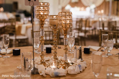 Candleholder's Indian wedding reception centerpiece. Candleholder's Indian wedding reception centerpiece.