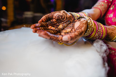 A close up to Maharani's henna stained hands A close up to Maharani's henna stained hands