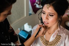 Glowing Indian bridal makeup. Glowing Indian bridal makeup.