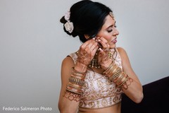 Indian bride elegant wedding ceremony look. Indian bride elegant wedding ceremony look.