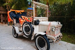 Indian wedding white decorated vehicle. Indian wedding white decorated vehicle.