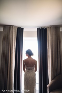 Indian bride wearing the white gown. Indian bride wearing the white gown.