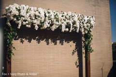 Floral decor of the mandap. Floral decor of the mandap.