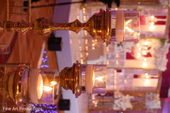 Table decor details for the Indian wedding reception. Table decor details for the Indian wedding reception.