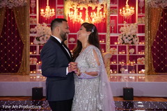 Maharani and Raja during the reception. Maharani and Raja during the reception.