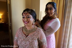 Maharani prior to the Indian wedding ceremony. Maharani prior to the Indian wedding ceremony.