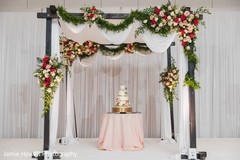 Wedding cake decorated with flowers. Wedding cake decorated with flowers.