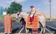 Indian groom ready to start his baraat. Indian groom ready to start his baraat.