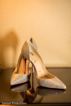 The shoes to be used by Maharani at the reception The shoes to be used by Maharani at the reception