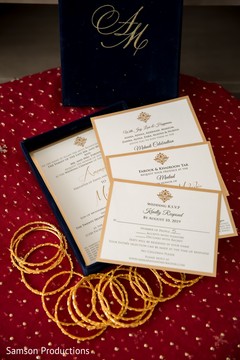 A sample of the wedding invitations A sample of the wedding invitations