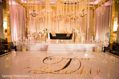 The decorated stage on the reception hall The decorated stage on the reception hall