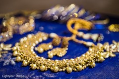 Indian bride pearl gold necklace. Indian bride pearl gold necklace.
