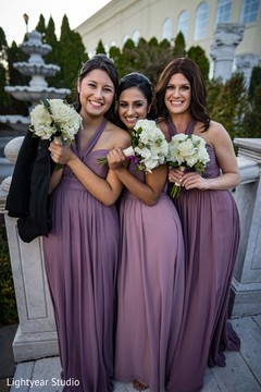 Indian brides with flower bouquets. Indian brides with flower bouquets.