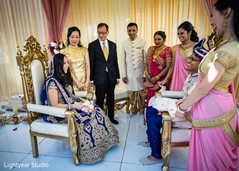Indian couple take a look of each other for the first time. Indian couple take a look of each other for the first time.
