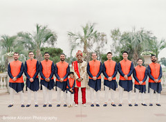 Raja posing with his groomsmen for the picture. Raja posing with his groomsmen for the picture.