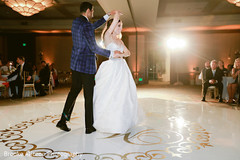 Indian couple during their first dance. Indian couple during their first dance.