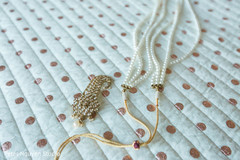 Golden indian groom's kundan kalgi and mala. Golden indian groom's kundan kalgi and mala.