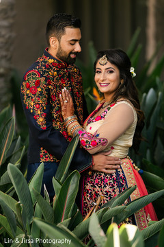 Indian couple posing together in the nature Indian couple posing together in the nature
