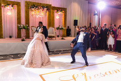 Indian couple dance performance. Indian couple dance performance.