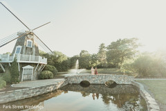 Indian couple meeting for the first look next to the Windmill. Indian couple meeting for the first look next to the Windmill.