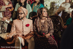 Indian bride and groom during ceremony rituals. Indian bride and groom during ceremony rituals.