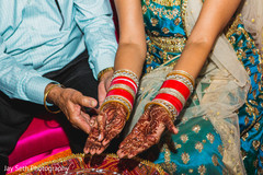 Maharani's henna art on hands. Maharani's henna art on hands.