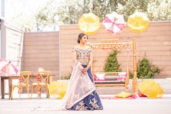 Indian bridal staring to her left Indian bridal staring to her left