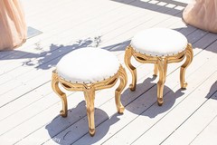 Indian wedding golden stool Indian wedding golden stool