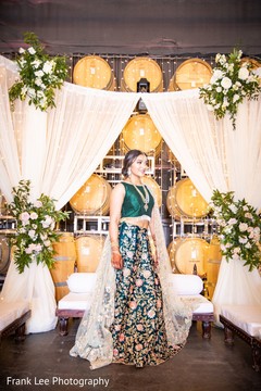 Indian bridal pine lehenga Indian bridal pine lehenga