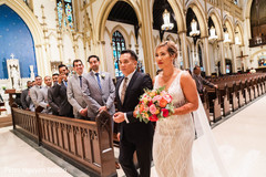 Maharani walking down the aisle escorted by an Indian relative Maharani walking down the aisle escorted by an Indian relative