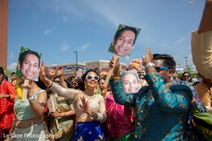 Baraat celebration on sunny day Baraat celebration on sunny day