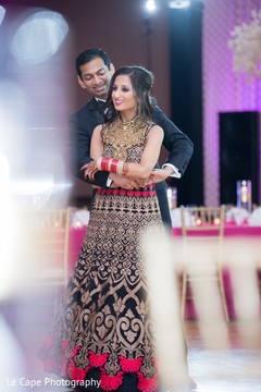 Indian groom behind bridal Indian groom behind bridal