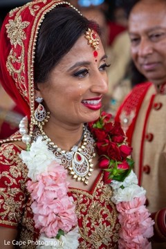 Indian bridal crying of happiness Indian bridal crying of happiness