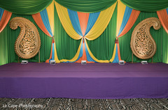 Indian wedding colored stage draping decorations. Indian wedding colored stage draping decorations.