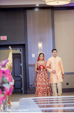 Maharani making her entrance to wedding ceremony. Maharani making her entrance to wedding ceremony.