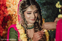 Indian bridal green palette jewelry Indian bridal green palette jewelry