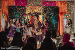 Indian wedding confetti celebration Indian wedding confetti celebration