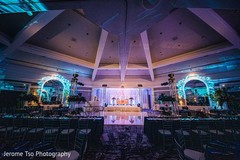 Indian wedding reception stage decoration. Indian wedding reception stage decoration.