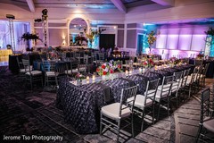 Indian wedding reception rectangle table centerpiece decor. Indian wedding reception rectangle table centerpiece decor.