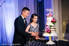 Indian couple cutting cake moment. Indian couple cutting cake moment.