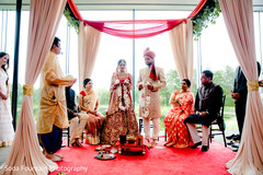 Varmala ceremony garland exchange ritual. Varmala ceremony garland exchange ritual.