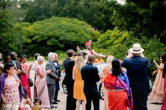 Indian groom on his white baraat vehicle. Indian groom on his white baraat vehicle.