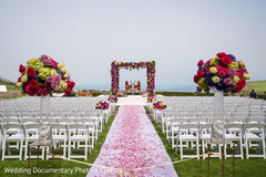 Indian wedding ceremony aisle flowers decoration. Indian wedding ceremony aisle flowers decoration.