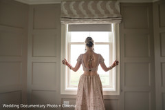 Indian bride looking out the window capture. Indian bride looking out the window capture.