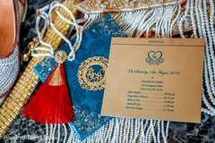 The wedding program and the invitation The wedding program and the invitation